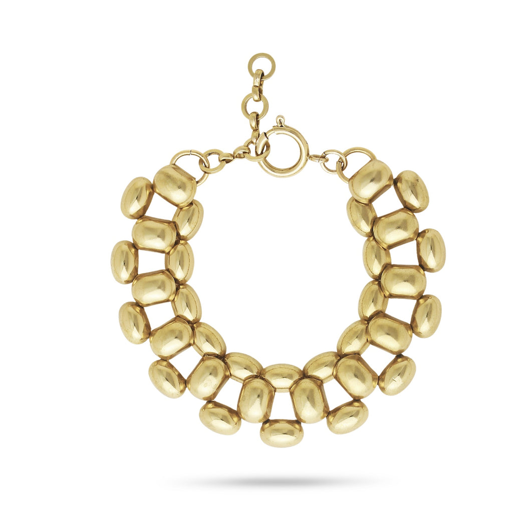 sima bracelet 18k gold plated