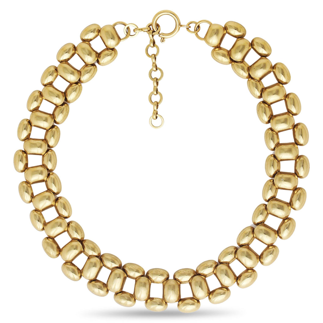 sima choker 18k gold plated