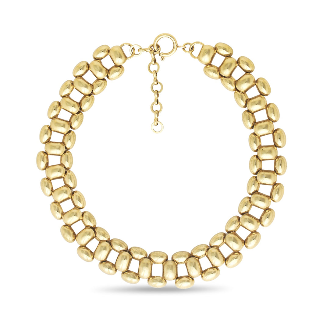 sima choker 18k gold plated