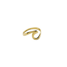 Load image into Gallery viewer, brass wave ring
